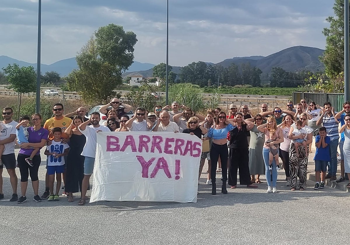 Los vecinos de Cártama, en pie de guerra por los ruidos de la A357 «No se puede dormir